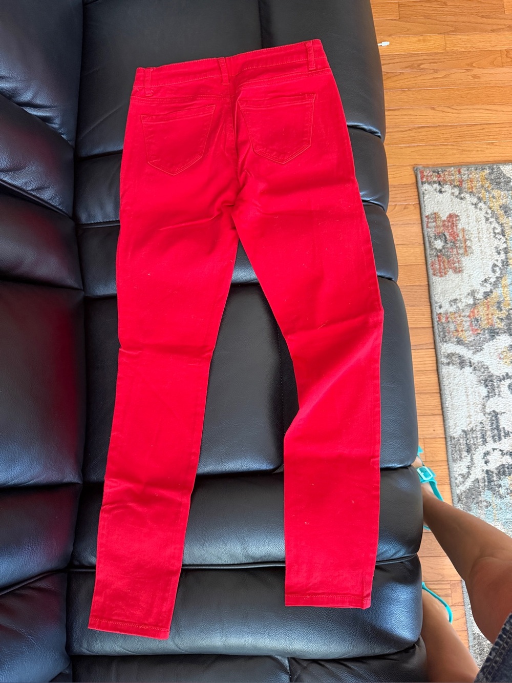 Charlotte Russe Bright Red Skinny Jeans